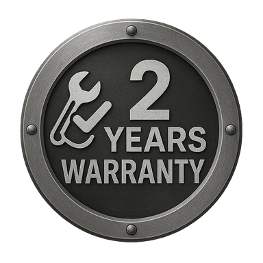 2 Years Warranty